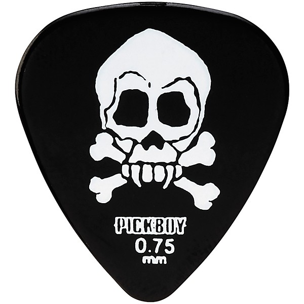 Pick Boy Fang Skull & Crossbones Celltex Guitar Picks .75 mm 10 Pack