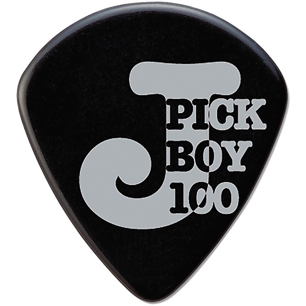 Pick Boy Black Cellulose Jazz Guitar Picks 1.00 mm 10 Pack