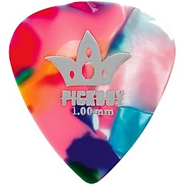 Pick Boy Raindrop Multi-Color Cellulose Guitar Picks 1.00 mm 10 Pack