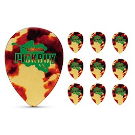 Pick Boy Small Jazz Tortoise Shell Cellulose Gui... Pick Boy Small Jazz Tortoise Shell Cellulose Guitar Picks 1.00 mm 10 Pack