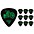 Pick Boy Tattoo Green Chopper Celltex Guitar Picks 1.00... Pick Boy Tattoo Green Chopper Celltex Guitar Picks 1.00 mm 10 Pack