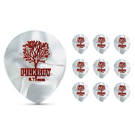 Pick Boy Round Pearl With Tree Cellulose Jazz Gu... Pick Boy Round Pearl With Tree Cellulose Jazz Guitar Picks .75 mm 10 Pack