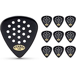 Pick Boy Pos-a-Grip Black Cellulose Guitar Picks 1.20 mm 10 Pack