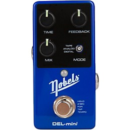 Nobels DEL-mini Delay Mini Effects Pedal Blue