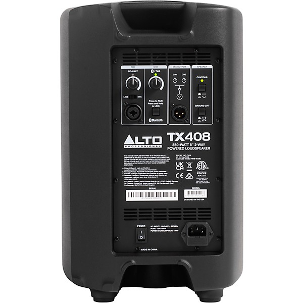 Kicker ZX350.2 2-channel car amplifier 110 watts RMS x 2 at