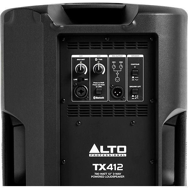 Alto TX412 700W 12" 2-Way Powered Speaker With Bluetooth