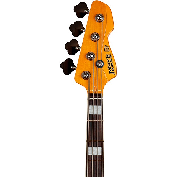 Markbass MB GV4 Gloxy CR RW Electric Bass Guitar Metallic Yellow