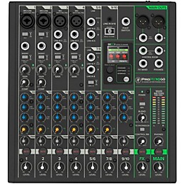 Mackie ProFX10GO 10-Channel Battery-Powered Analog Mixer