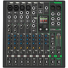 Mackie ProFX10 GO 10-Channel Battery-Powered Analog Mixer