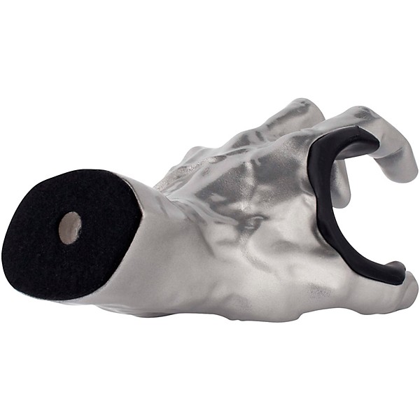 GuitarGrip Classic Grip Guitar Wall Hanger Metallic Silver