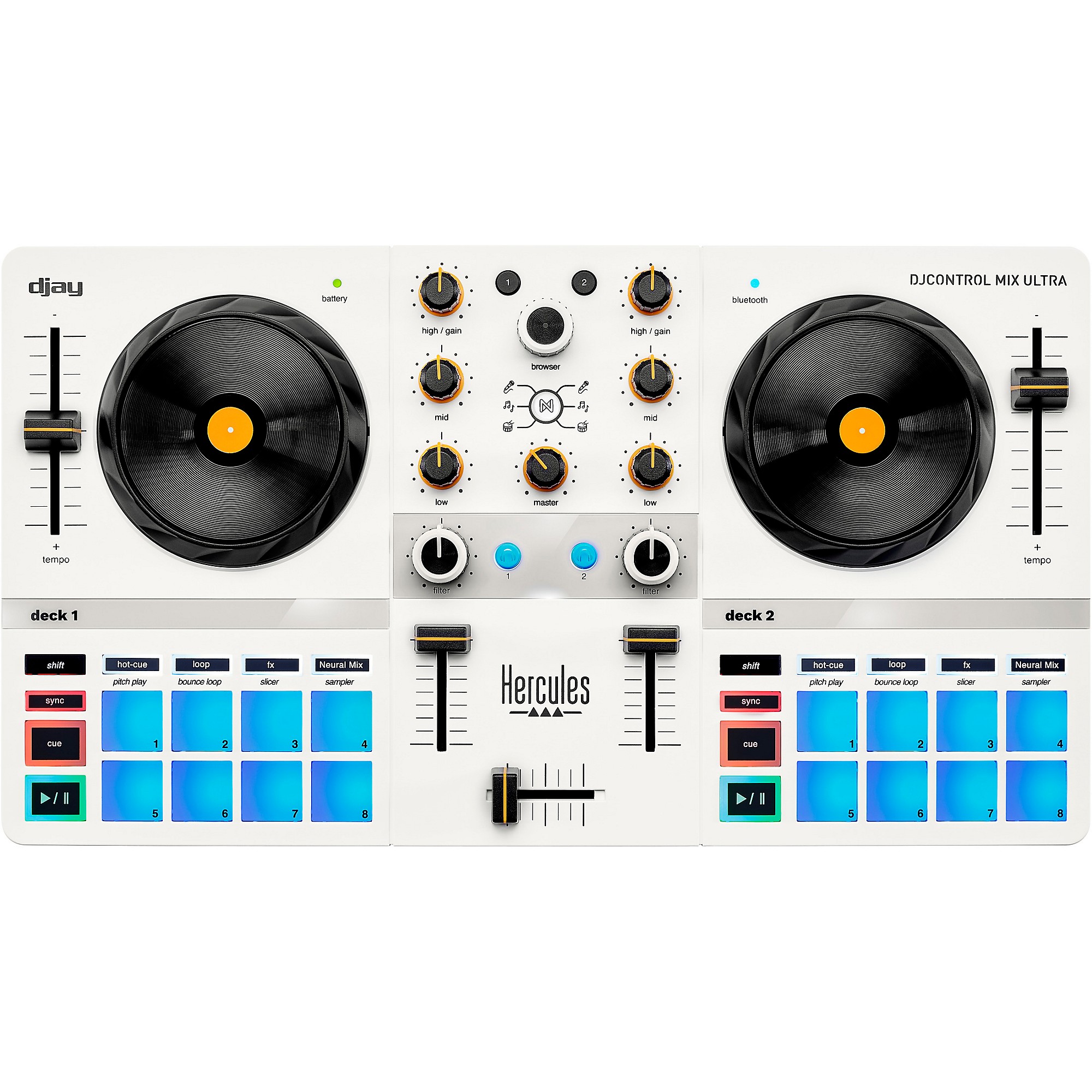 DJ機材 Hercules DJControl Mix DJControl Mix | Hercules DJ USA
