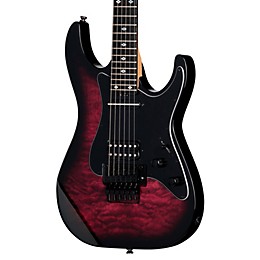 Kramer Volante Quilt HSFR Electric Guitar - Magenta Burst