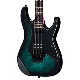 Kramer Volante Quilt HSFR Electric Guitar - Aqua Burst
