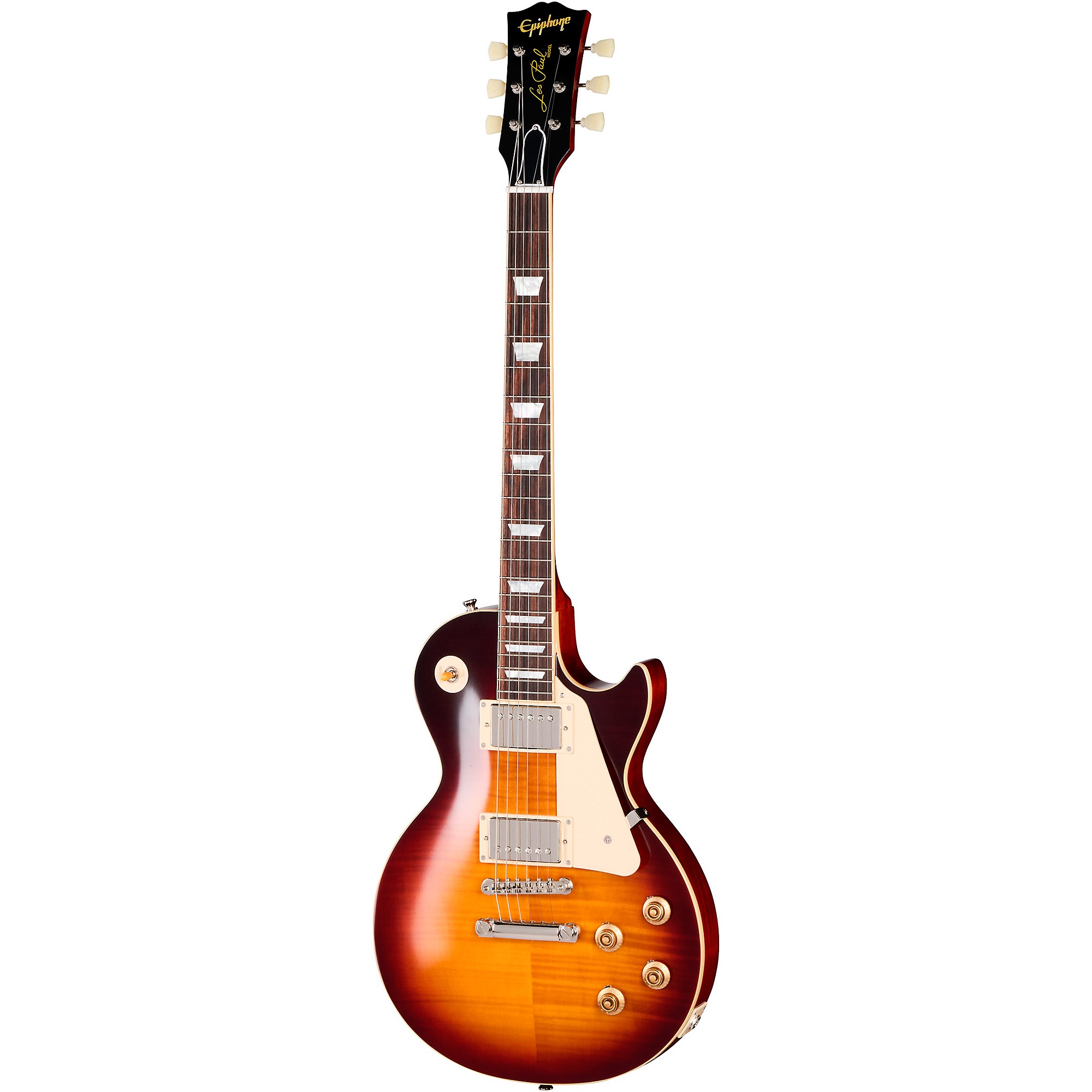 かわいい新作 Reissue Paul Les 1959 Epiphone Electric Burst Bourbon Guitar ギター