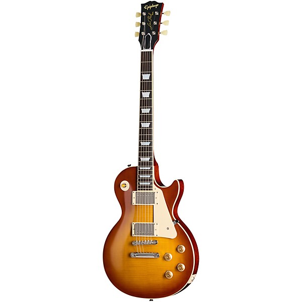 Epiphone Inspired by Gibson Custom 1959 Les Paul Standard Reissue Electric Guitar - Golden Poppy Burst