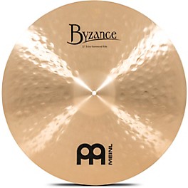 MEINL Byzance Traditional Extra Hammered Ride Cymbal 24 in. MEINL Byzance Traditional Extra Hammered Ride Cymbal 22 in.