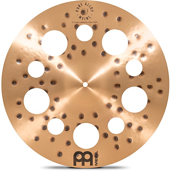 MEINL Pure Alloy Extra Hammered Trash Crash Cymbal 18 in.