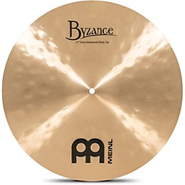 MEINL Byzance Traditional Extra Hammered Hi-Hat Cymbal Pair 15 in.