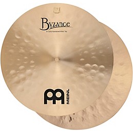 MEINL Byzance Traditional Extra Hammered Hi-Hat Cymbals - 14 in.