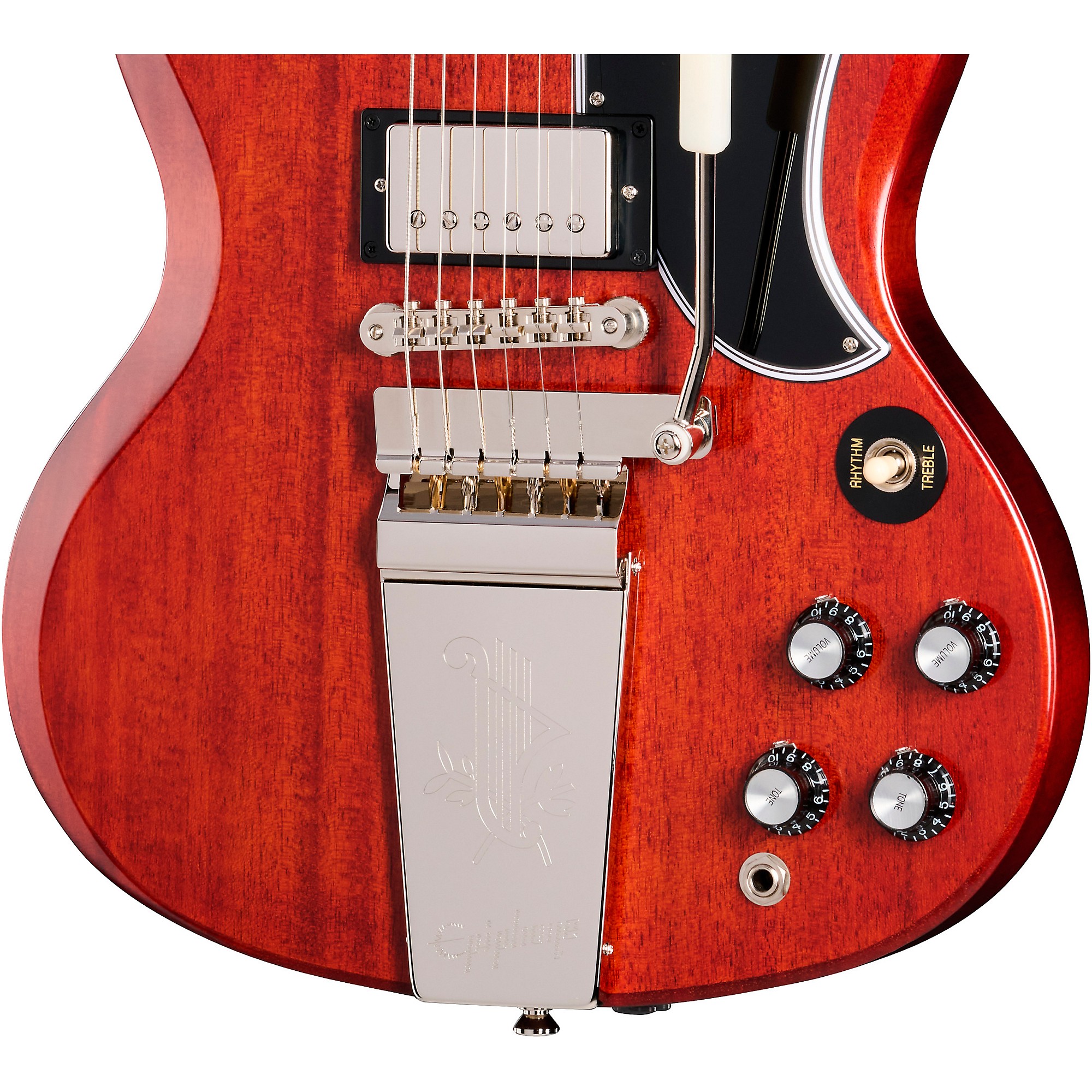 ギター Epiphone Guitar Vibrola Tailpiece Logo P KILLER Engraved Vibrola Tremolo Maestro Tailpiece GOLD for