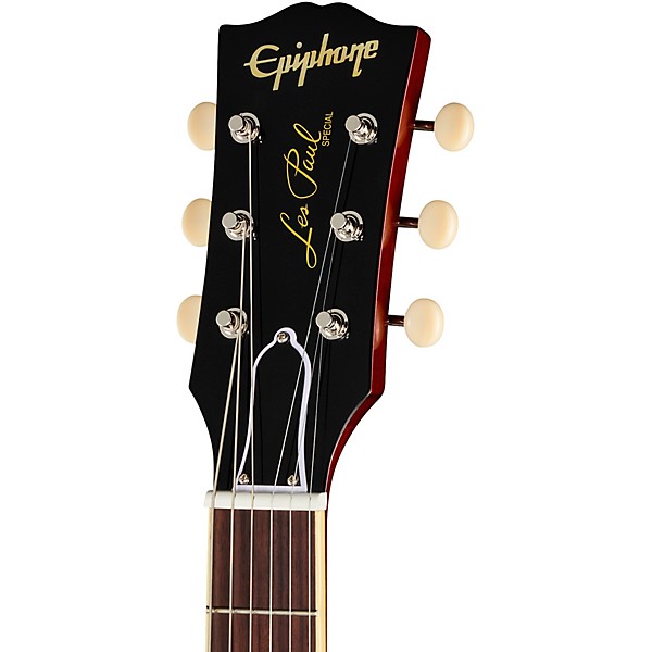 Epiphone Inspired by Gibson Custom 1960 Les Paul Special Double Cut Reissue Electric Guitar - Cherry Red
