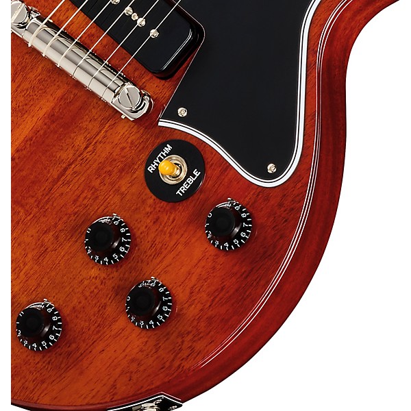 Epiphone Inspired by Gibson Custom 1960 Les Paul Special Double Cut Reissue Electric Guitar - Cherry Red