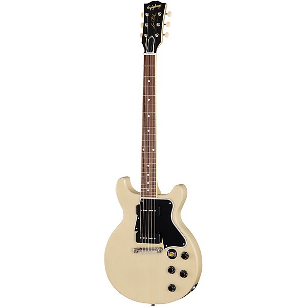 Epiphone Inspired by Gibson Custom 1960 Les Paul Special Double Cut Reissue Electric Guitar - TV White