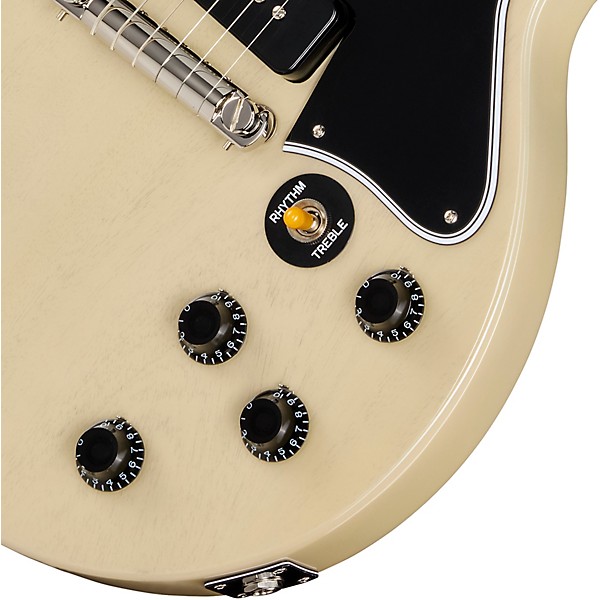 Epiphone Inspired by Gibson Custom 1960 Les Paul Special Double Cut Reissue Electric Guitar - TV White