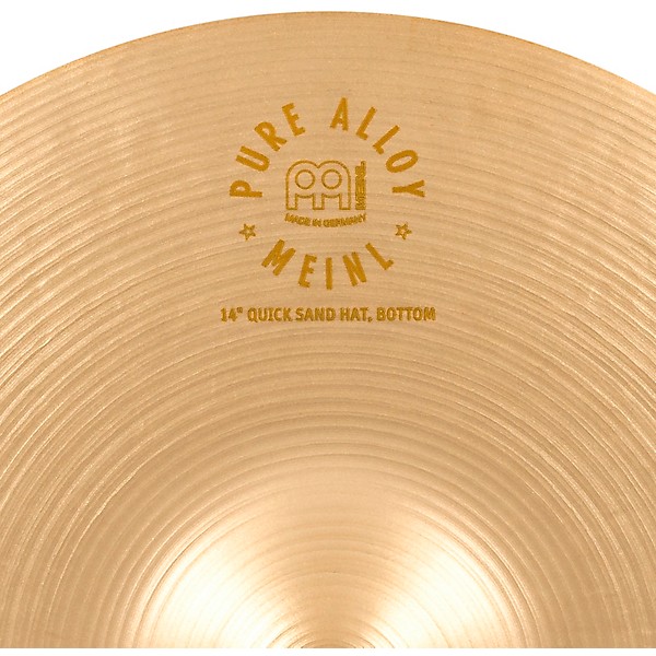 MEINL Pure Alloy Benny Greb Signature Quick Sand Hi-Hat Cymbal Pair 14 in.