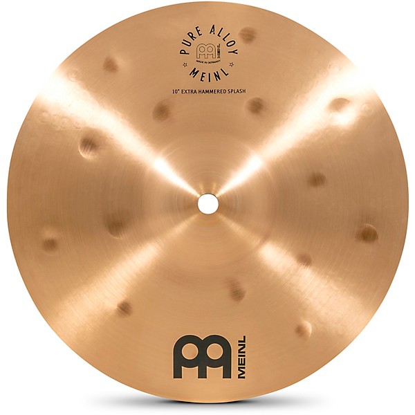 MEINL Pure Alloy Extra Hammered Splash Cymbal 10 in.