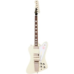 Epiphone 1963 Firebird V Reissue With Maestro Vibrola Electric Guitar Polaris White