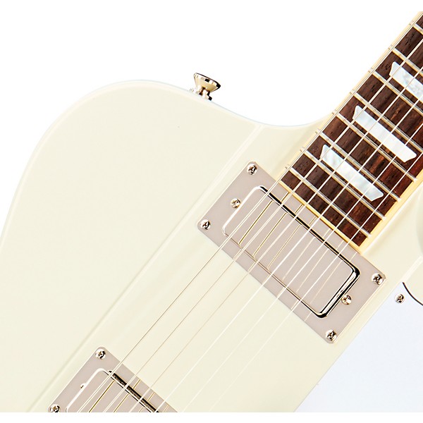 Epiphone 1963 Firebird V Reissue With Maestro Vibrola Electric Guitar Polaris White