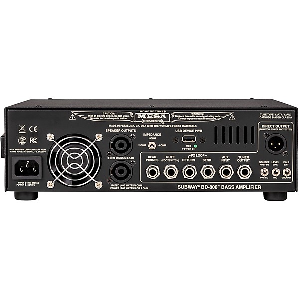 MESA/Boogie Bass 800D 800W Bass Amp Head