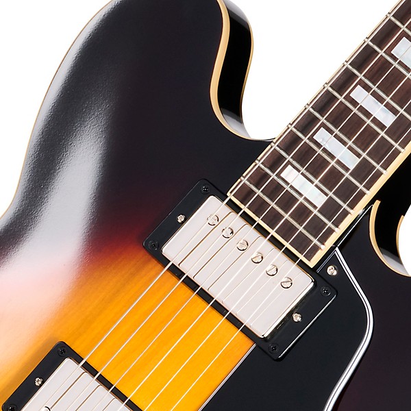 Epiphone 1962 ES-335 Reissue Semi-Hollow Electric Guitar Vintage Sunburst