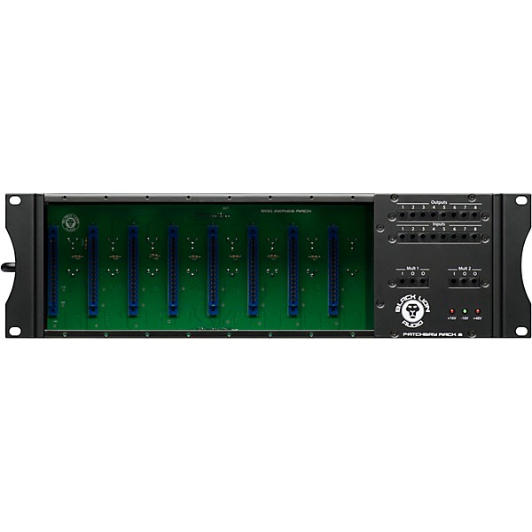 Black Lion Audio PBR 8-500 8-Slot 500-Series Rack/Power Supply with Patchbay