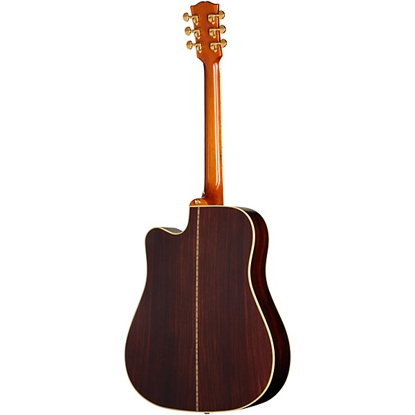 Epiphone Inspired by Gibson Custom Hummingbird Deluxe EC Acoustic-Electric Guitar Autumn Burst