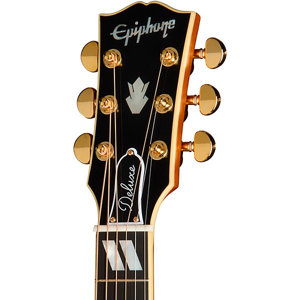 Epiphone Inspired by Gibson Custom Hummingbird Deluxe EC Acoustic-Electric Guitar Autumn Burst