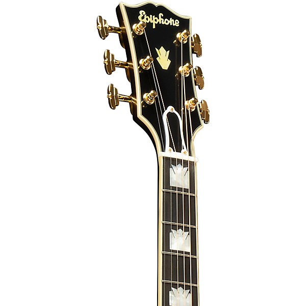 Epiphone Inspired by Gibson Custom Pre-War SJ-200 Rosewood Reissue Left-Handed Acoustic-Electric Guitar - Vintage Sunburst