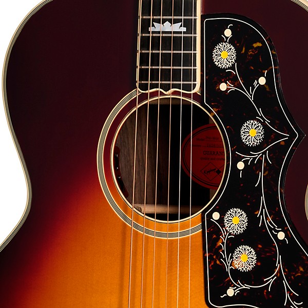 Epiphone Inspired by Gibson Custom Pre-War SJ-200 Rosewood Reissue Acoustic-Electric Guitar Vintage Sunburst