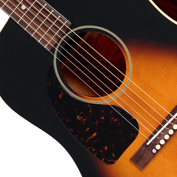 Epiphone Inspired by Gibson Custom 1942 Banner J-45 Reissue Left-Handed Acoustic-Electric Guitar Vintage Sunburst