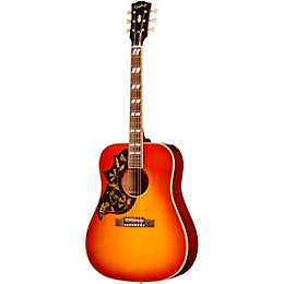 Epiphone Inspired by Gibson Custom 1960 Hummingbird Reissue Left-Handed Acoustic-Electric Guitar Heritage Cherry Sunburst