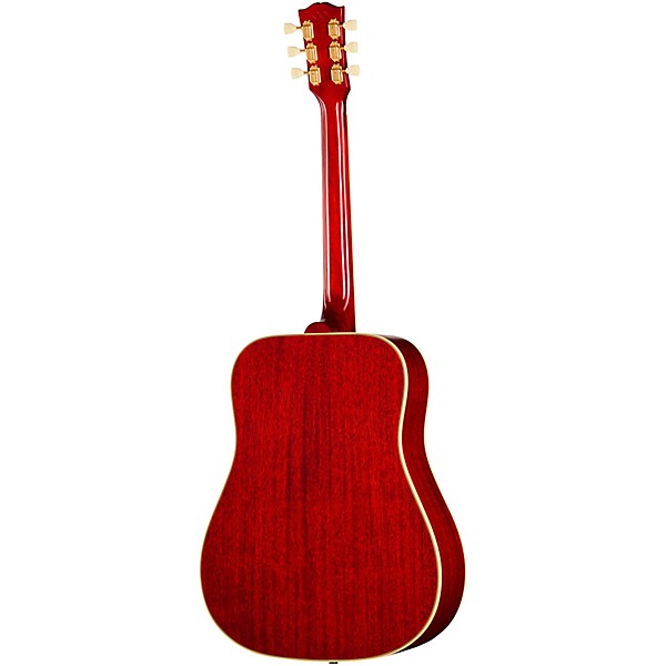 Epiphone Inspired by Gibson Custom 1960 Hummingbird Reissue Left-Handed Acoustic-Electric Guitar Heritage Cherry Sunburst