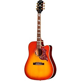 Epiphone Inspired by Gibson Hummingbird Standard EC Acoustic-Electric Guitar - Cherry Sunburst