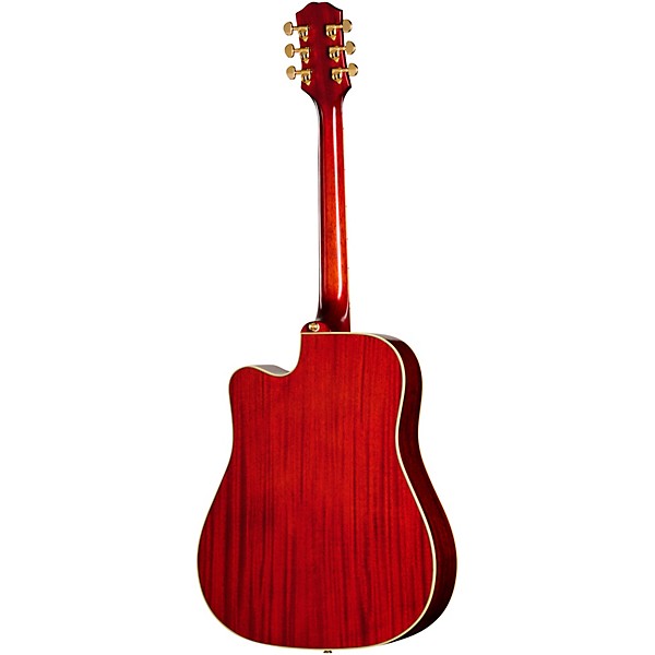 Epiphone Inspired by Gibson Hummingbird Standard EC Acoustic-Electric Guitar - Cherry Sunburst