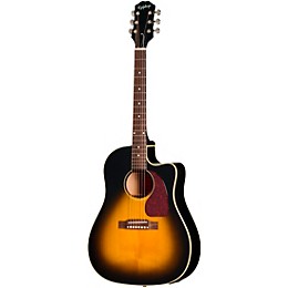 Epiphone Inspired by Gibson J-45 Standard EC Acoustic-Electric Guitar - Vintage Sunburst