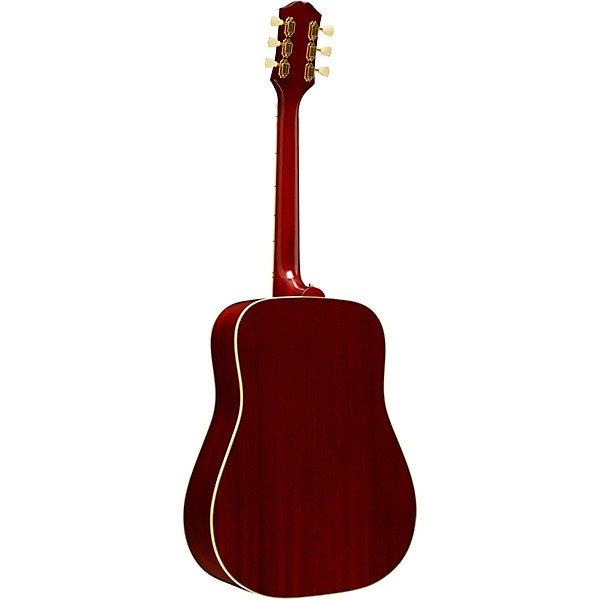 Epiphone Inspired by Gibson Hummingbird Standard Left-Handed Acoustic-Electric Guitar - Cherry Sunburst