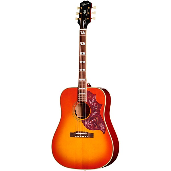 Epiphone Inspired by Gibson Hummingbird Standard Acoustic-Electric Guitar - Cherry Sunburst