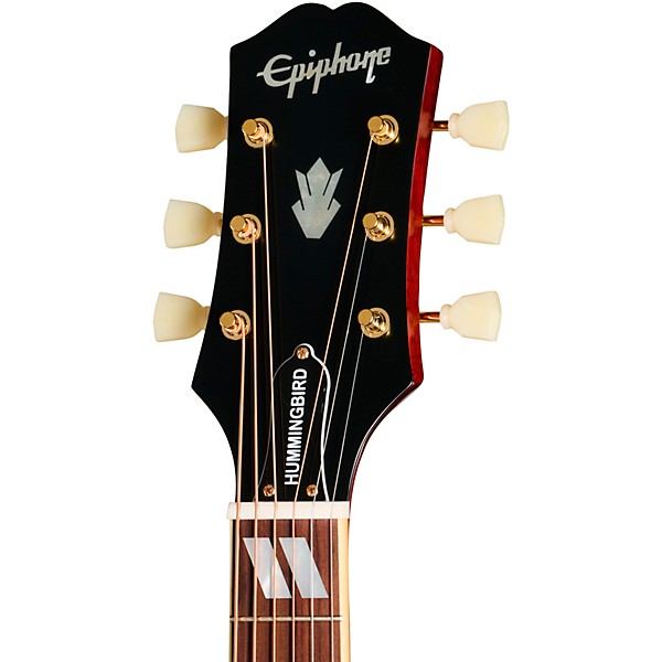 Epiphone Inspired by Gibson Hummingbird Standard Acoustic-Electric Guitar - Cherry Sunburst