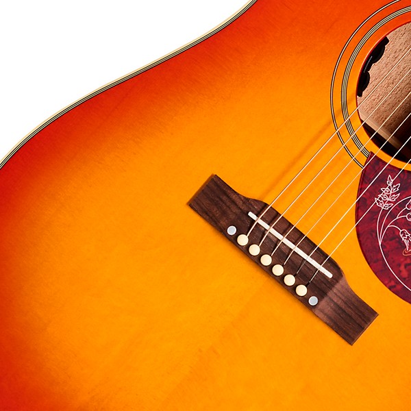 Epiphone Inspired by Gibson Hummingbird Standard Acoustic-Electric Guitar - Cherry Sunburst