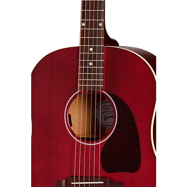 Gibson J-45 Special Acoustic-Electric Guitar - Wine Red